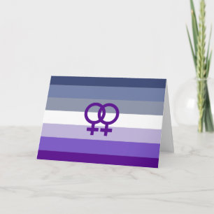 Butch Lesbian Love WLW Pride Card