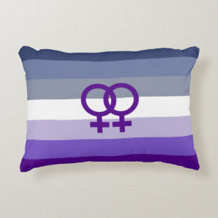 Butch Lesbian Love WLW Pride Decorative Cushion