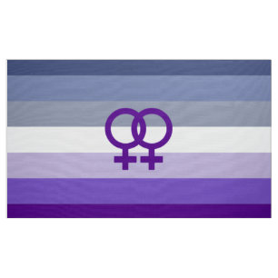 Butch Lesbian Love WLW Pride Fabric