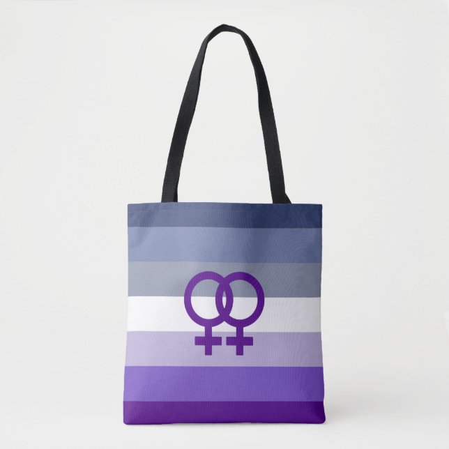 Butch Lesbian Love WLW Pride Tote Bag (Front)