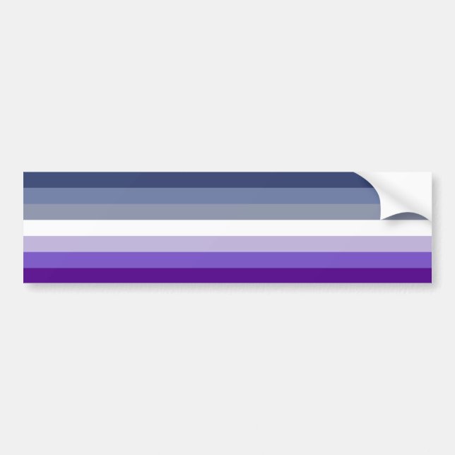Butch Lesbian Pride Bumper Sticker (Front)