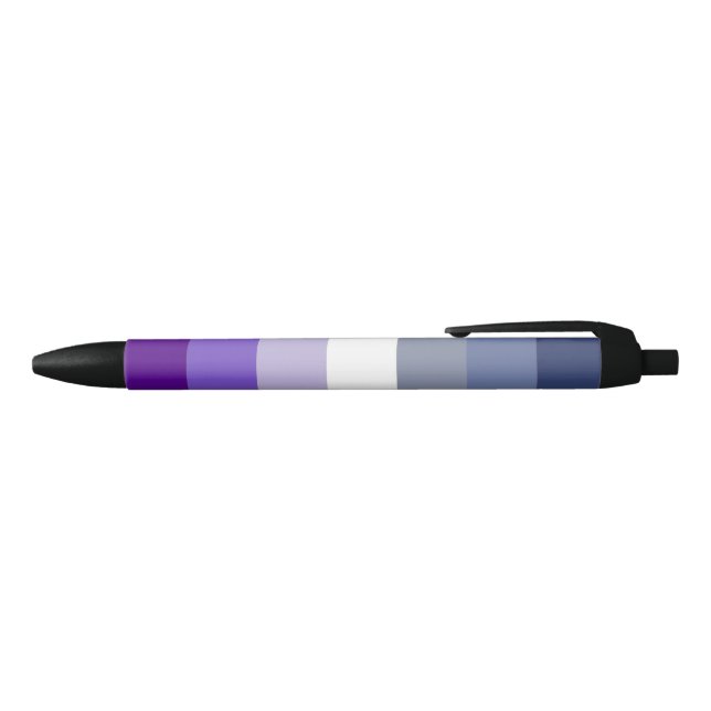 Butch Lesbian Pride Flag Black Ink Pen (Top)