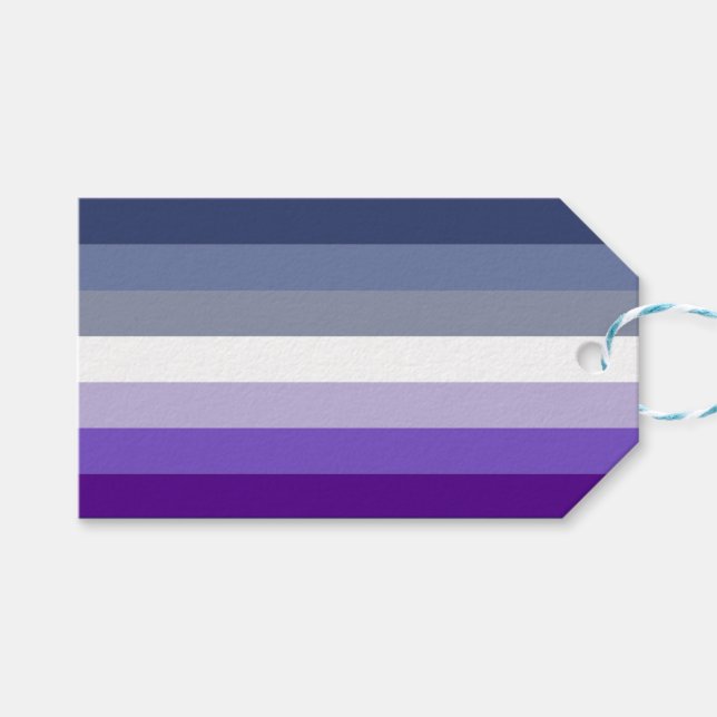 Butch Lesbian Pride Flag Gift Tags (Front (Horizontal))