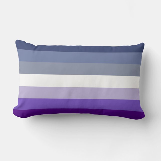 Butch Lesbian Pride Flag Lumbar Cushion (Front)