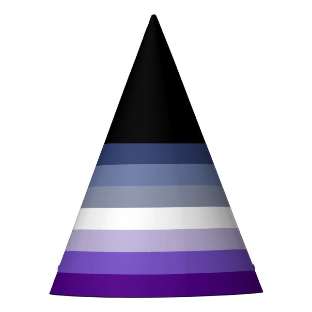 Butch Lesbian Pride Flag Party Hat (Front)