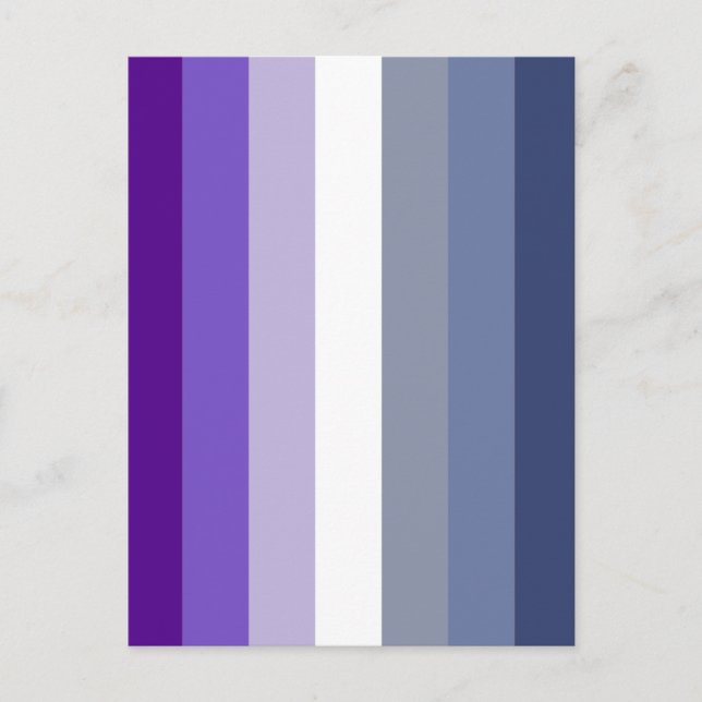Butch Lesbian Pride Flag Postcard (Front)