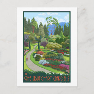 Butchart Gardens - Brentwood Bay Postcard