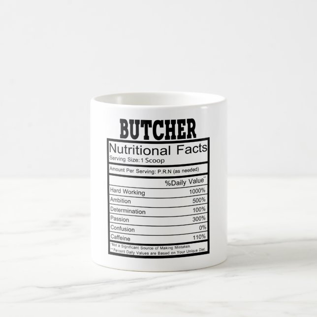 Butcher Coffee Mug (Center)