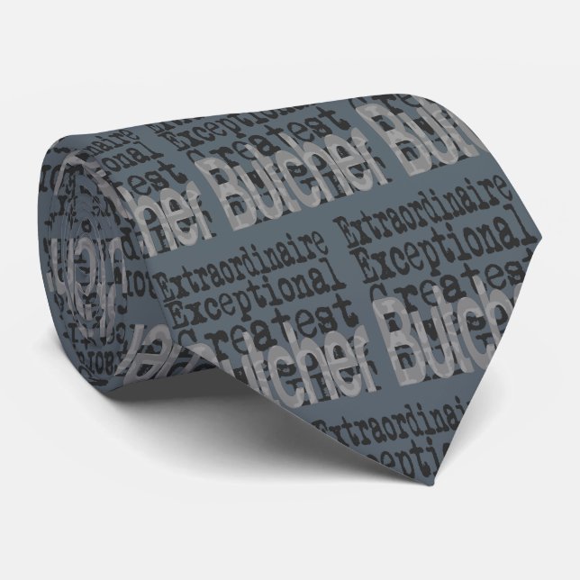 Butcher Extraordinaire Tie (Rolled)