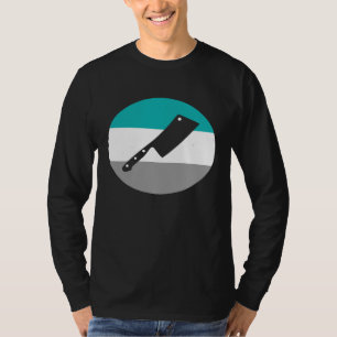 Butcher Knife Retro Cook  For Men Women T-Shirt