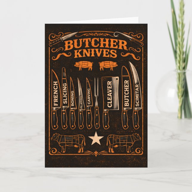 Butcher Knives Card (Front)