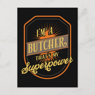 Butcher Postcard