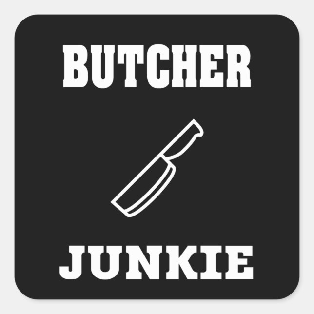 Butcher Square Sticker (Front)