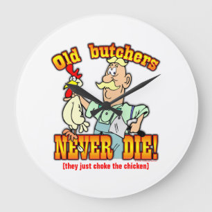 Butchers Large Clock