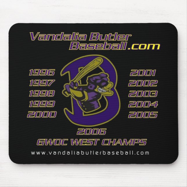Butler Baseball Mousepad (Front)