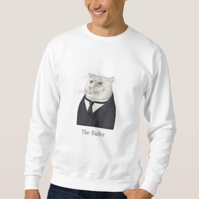 BUTLER CAT Mens' Basic Sweatshirt  (Front)