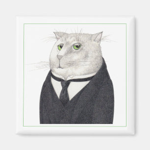 BUTLER CAT Square Magnet II