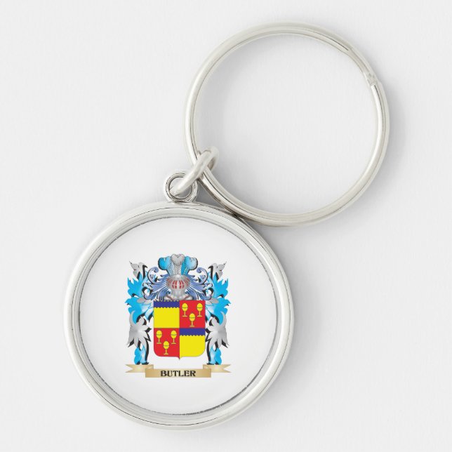 Butler Coat of Arms Key Ring (Front)