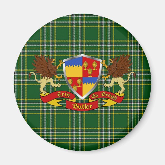 Butler Irish Coat of Arms Magnets (Front)