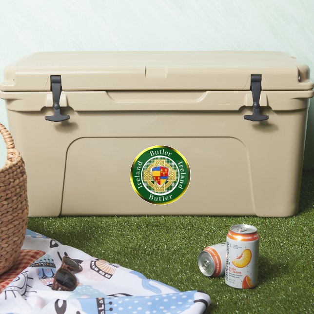 Butler Irish Shield & Celtic Cross Personalised (Cooler)