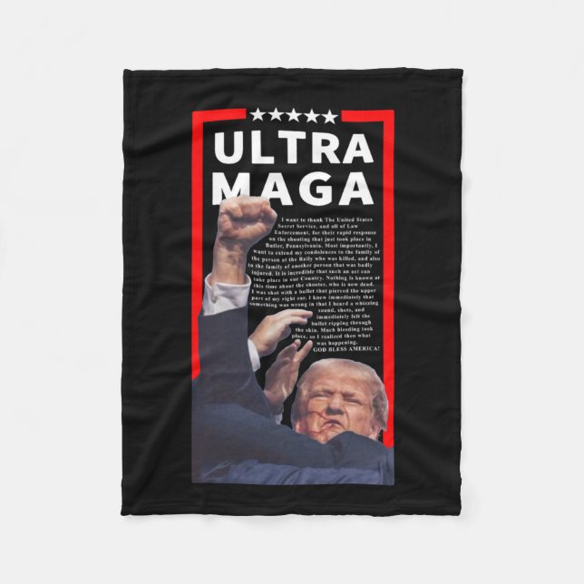 Butler Rally Quote  Fleece Blanket (Front)