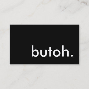 butoh. business card