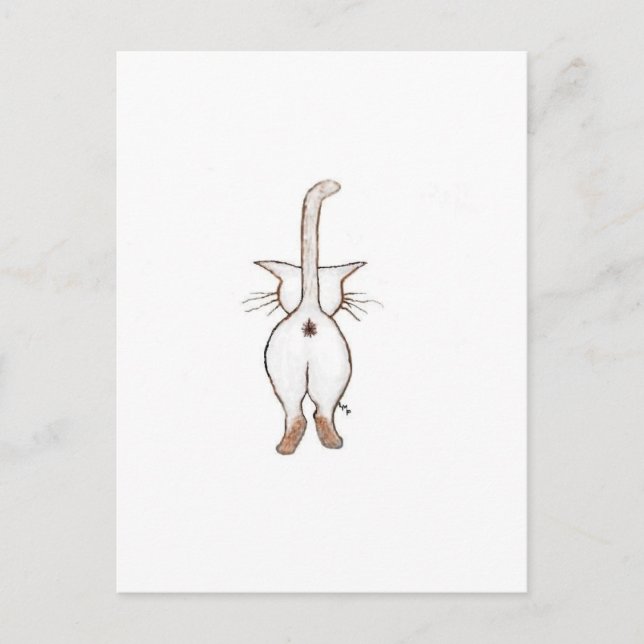 BUTT WHAT? POSTCARD (Front)