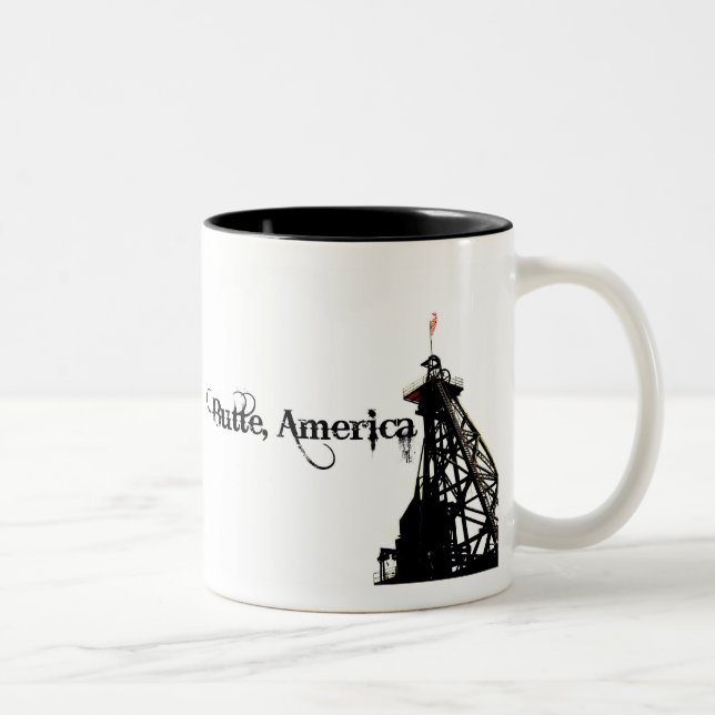 Butte, America Two Toned Coffee Mug (Right)