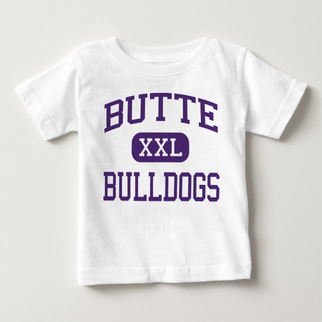 Butte - Bulldogs - High School - Butte Montana Baby T-Shirt (Front)