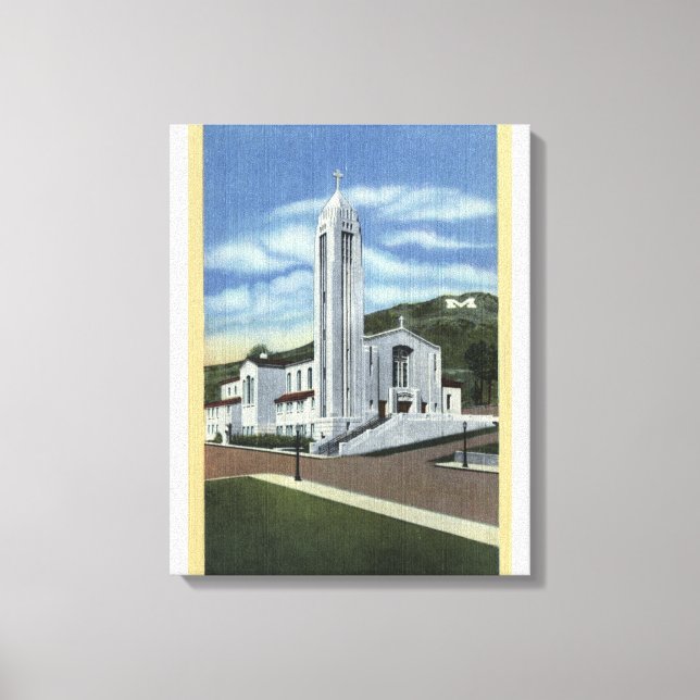 Butte, Montana - Immaculate Conception Church Canvas Print (Front)