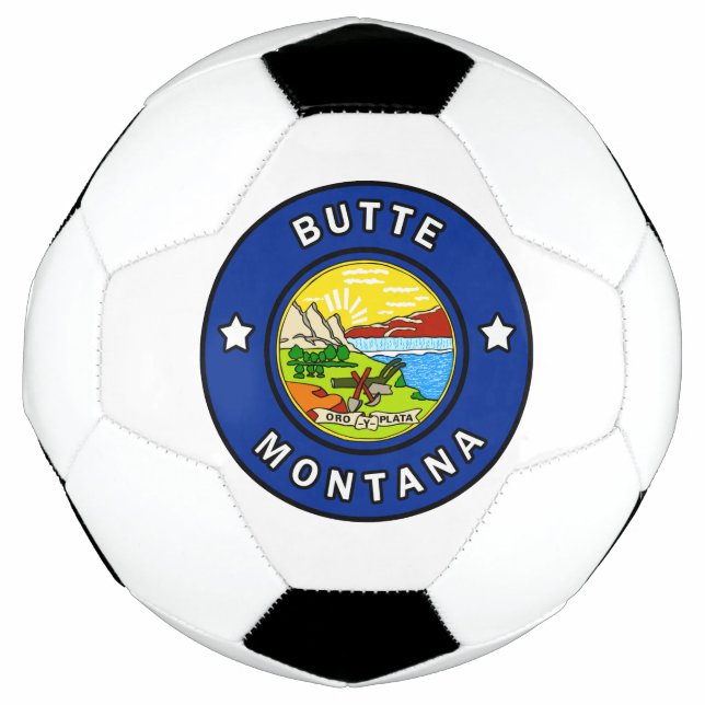 Butte Montana Soccer Ball (Front)