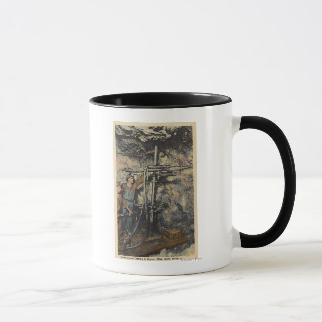 Butte, Montana - Underground Drilling in Copper Mug (Right)