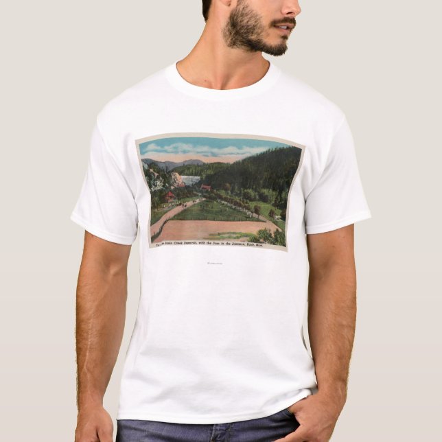 Butte, MT - View of Basin Creek Reservior Park T-Shirt (Front)