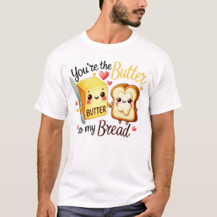 Butter and Bread Cute Friendship T-Shirt
