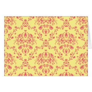 Butter and Cranberry Damask