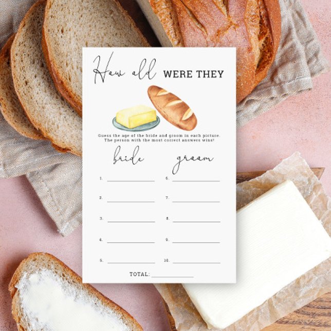 Butter & Bread. How old were they bridal game (Creator Uploaded)