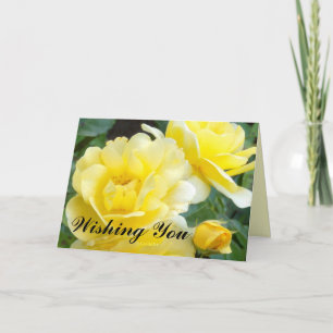 Butter Cream Roses Birthday Card