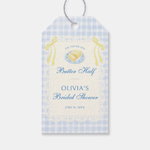 Butter Half Bridal Shower Gift Tags