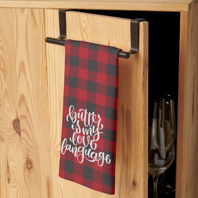 Butter is my Love Language  Tea Towel (Thirds Fold)