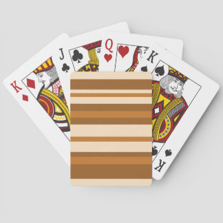 Butter Mint Stripe playing cards