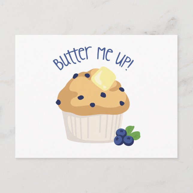 Butter & Muffin Postcard (Front)
