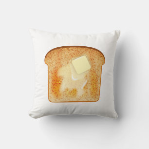 Butter on toast cushion
