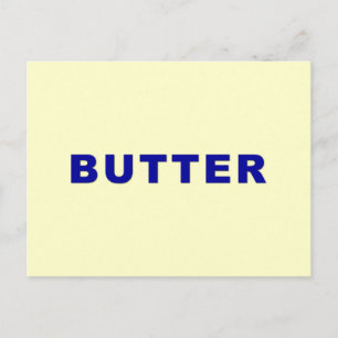 Butter Postcard