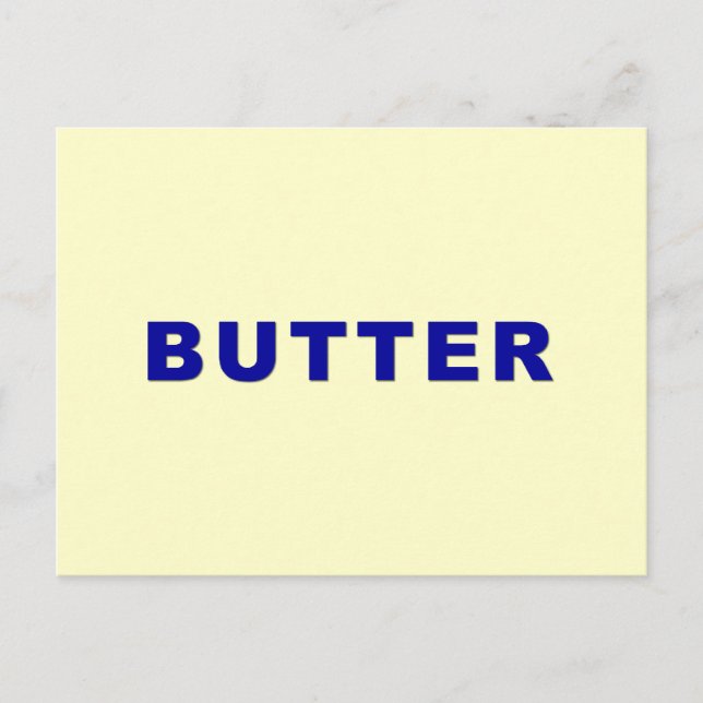 Butter Postcard (Front)