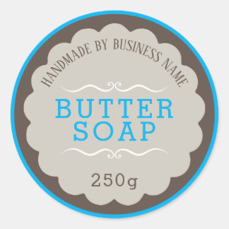 Butter Soap Classic Round Sticker