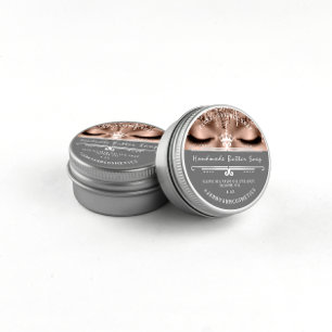 Butter Soap Cosmetics  Grey Royal Lashes Princess Classic Round Sticker