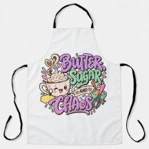 Butter Sugar And Chaos Cute Baking Apron