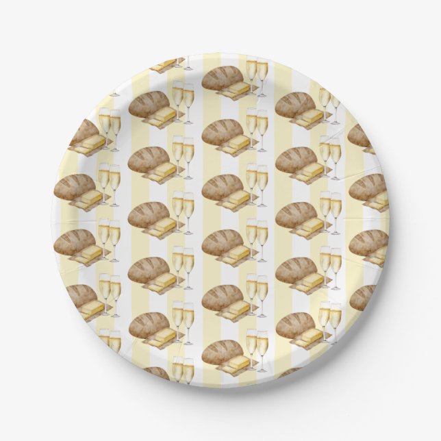 Butter Together Bread and Butter Bridal Shower Paper Plate (Front)