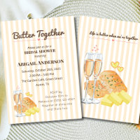 Butter Together Bridal Shower Champagne & Bread