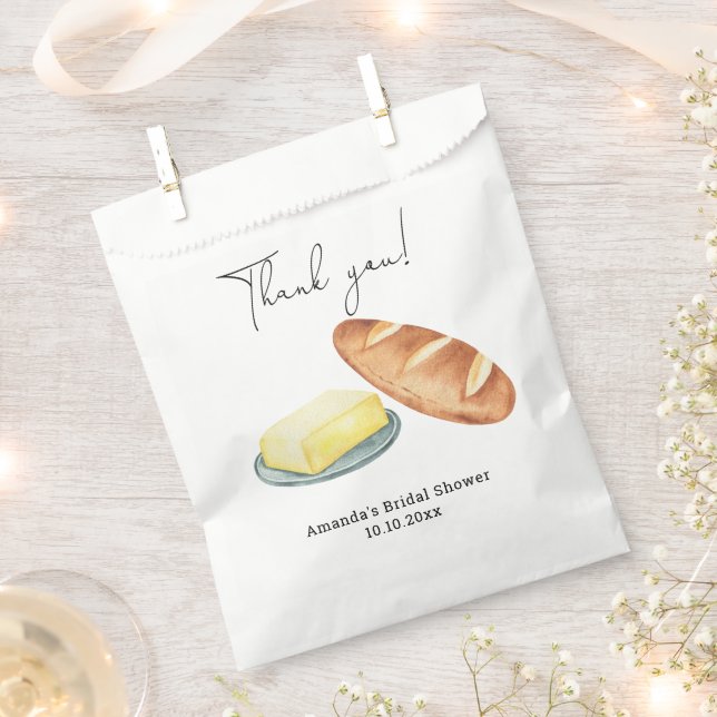 Butter Together Bridal Shower  Favour Bags (Clipped)